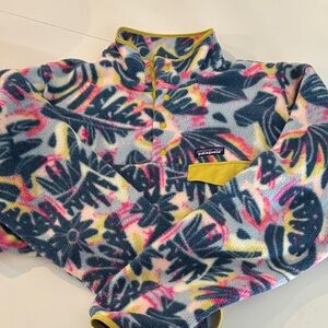 Patagonia Fleece Jacket - Blue, Pink, Yellow